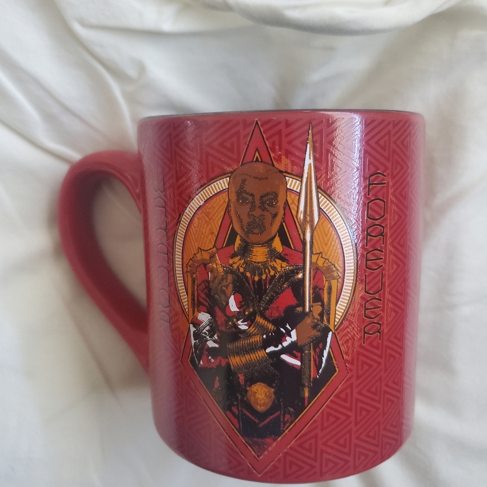 The black panther coffee mug wakanda forever